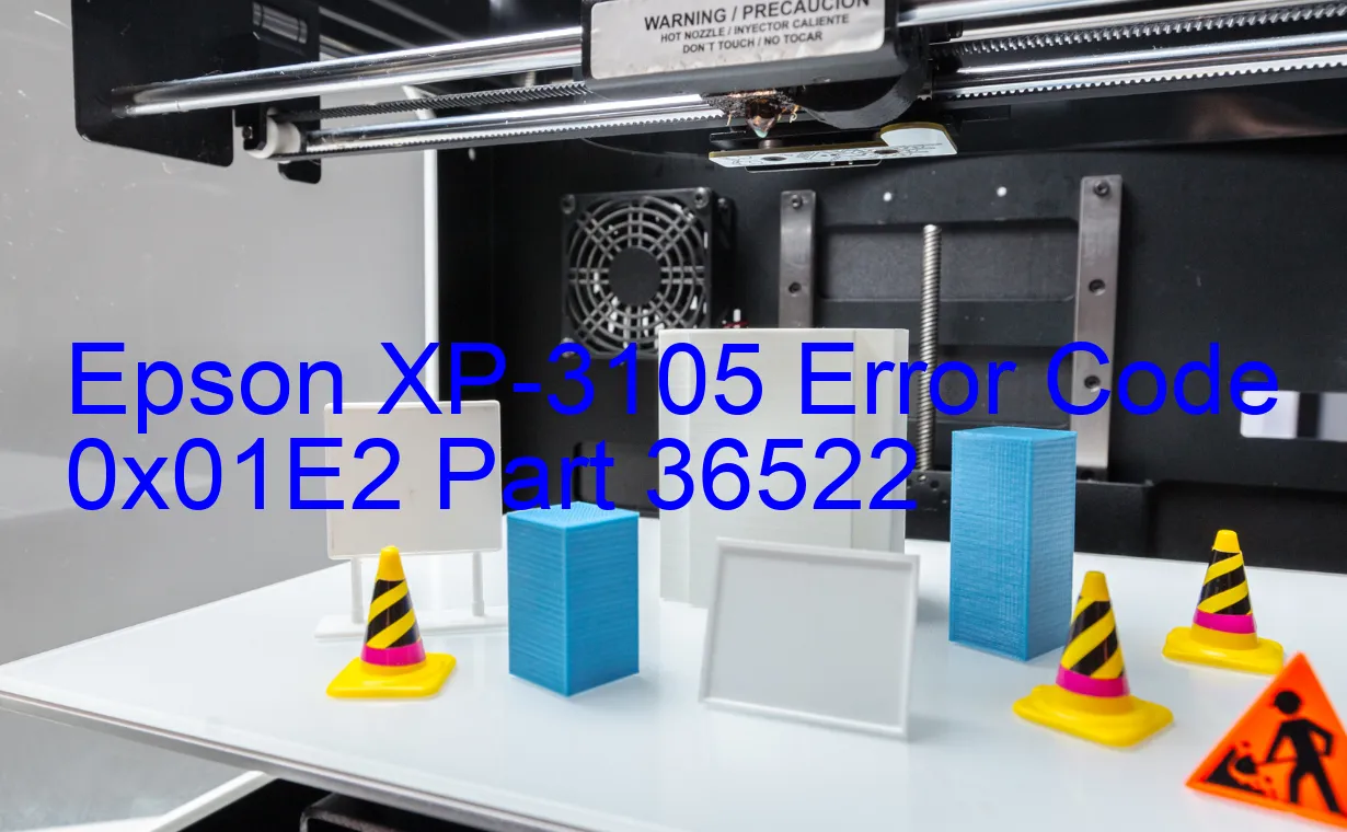 Epson XP-3105 Codice di errore 0x01E2