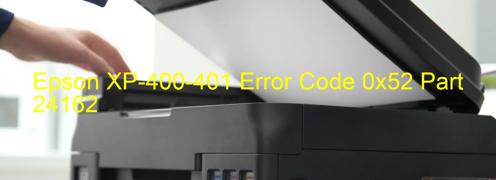 Epson XP-400-401 Codice di errore 0x52