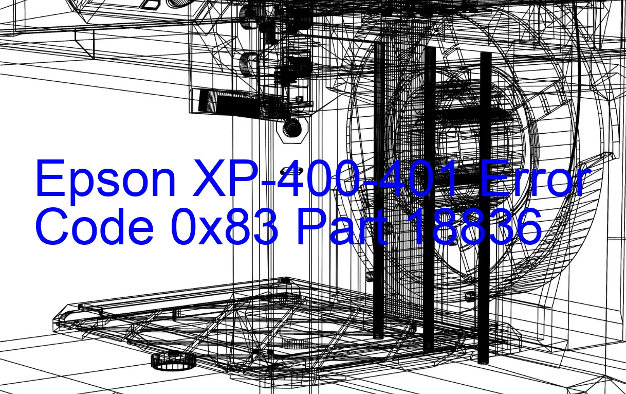 Epson XP-400-401 Codice di errore 0x83