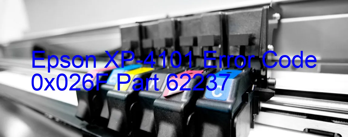 Epson XP-4101 Codice di errore 0x026F