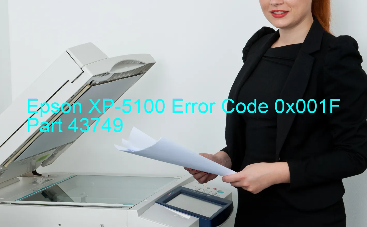 Epson XP-5100 Codice di errore 0x001F