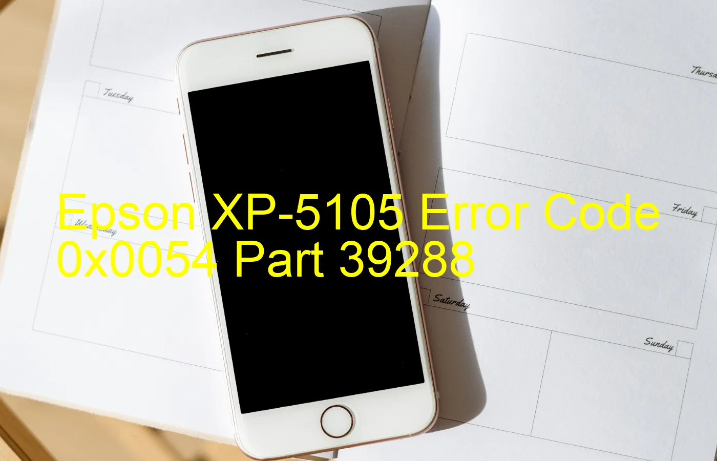 Epson XP-5105 Codice di errore 0x0054