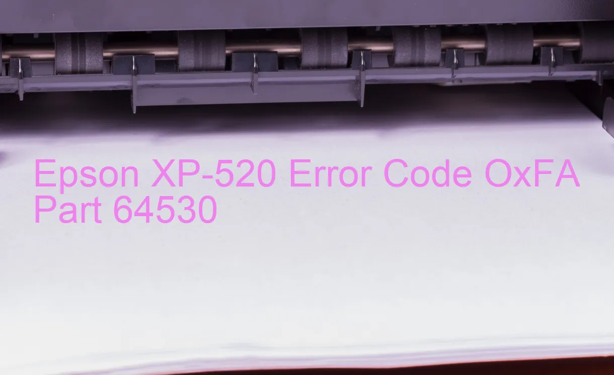 Epson XP-520 Codice di errore OxFA