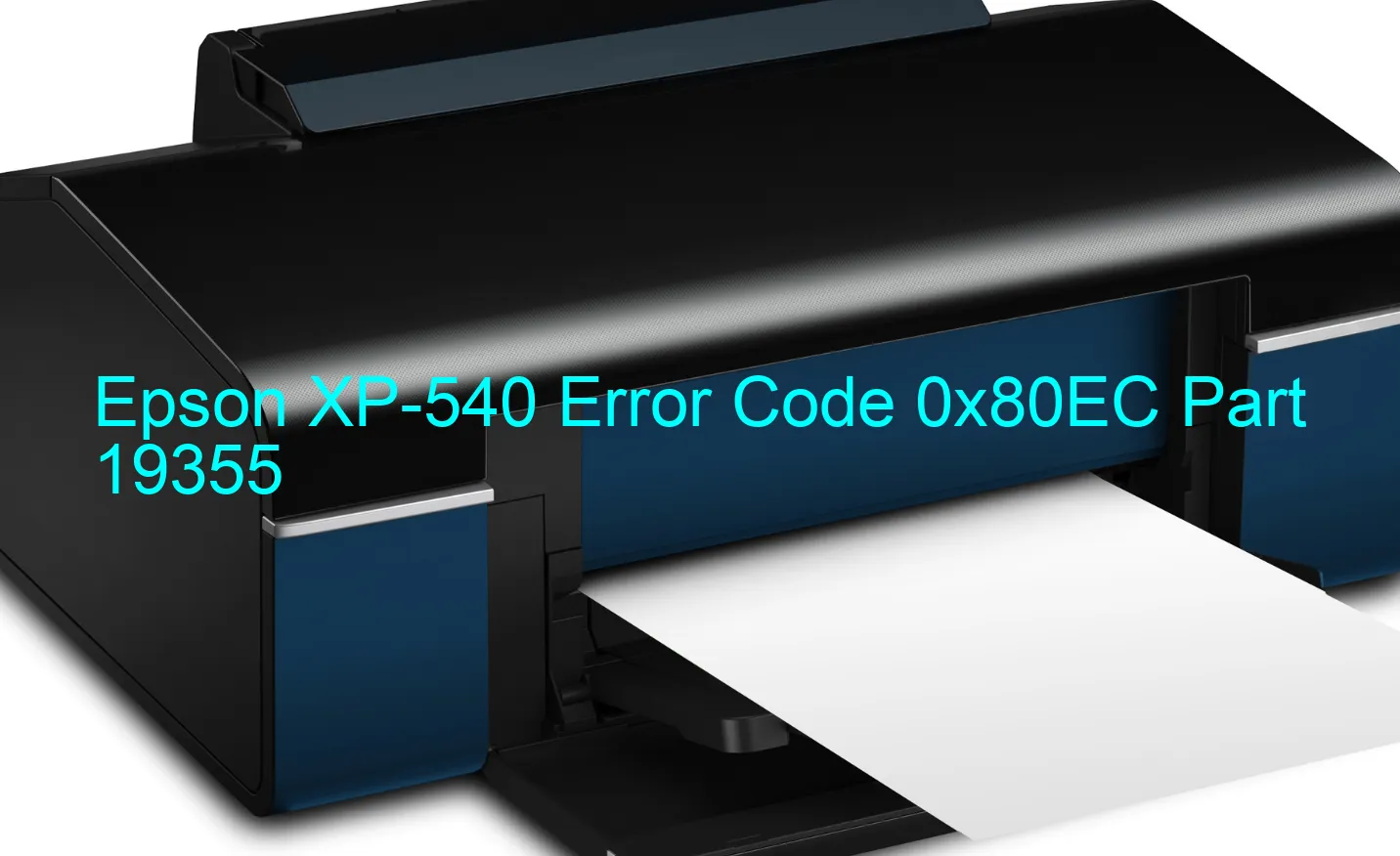 Epson XP-540 Codice di errore 0x80EC