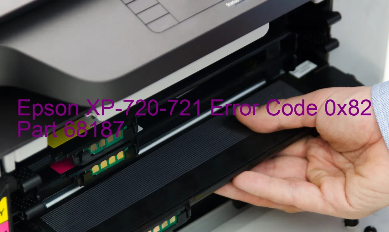 Epson XP-720-721 Codice di errore 0x82