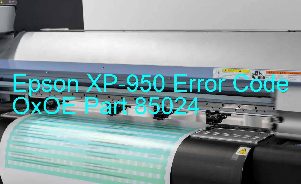 Epson XP-950 Codice di errore OxOE