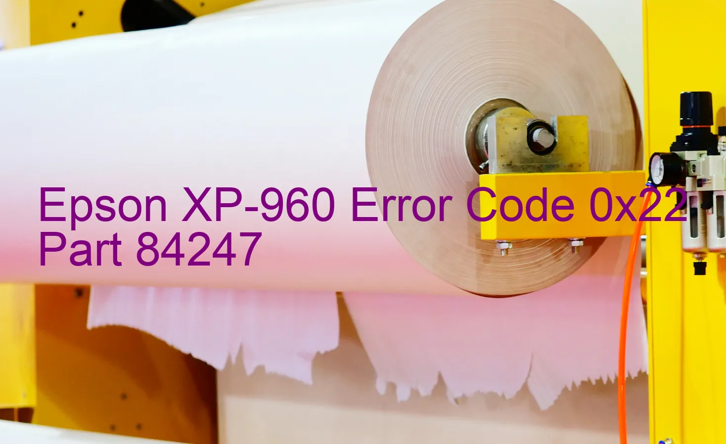 Epson XP-960 Codice di errore 0x22